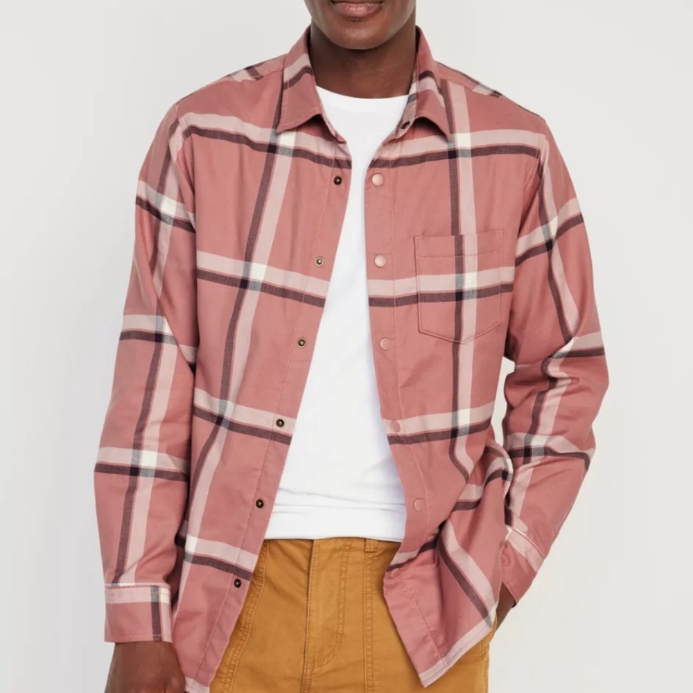 NWOT: Old Navy Men’s Plaid Shacket - Size XL - Picture 2 of 11